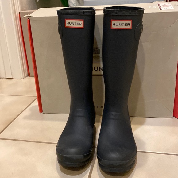 Hunter Other - Hunter Kids Boots Navy Blue Size 6 Girls / 5 Boys
